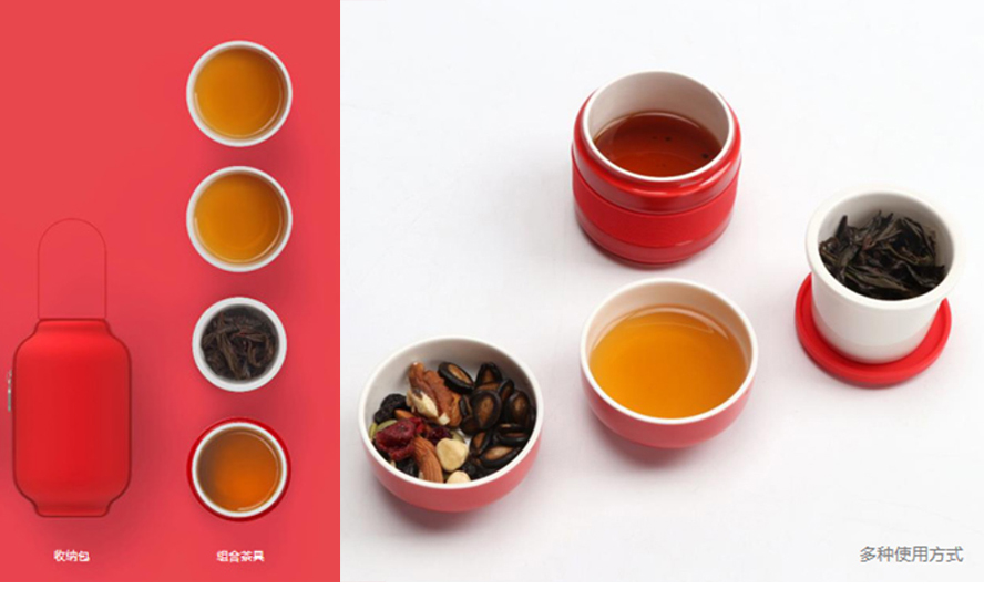 年會(huì)喜慶禮品燈籠茶具