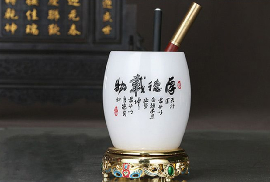 聚會送老師禮品筆筒