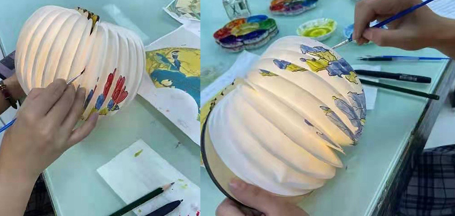 手繪書燈創(chuàng)作