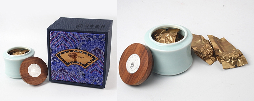 銀行伴手禮復古茶葉罐