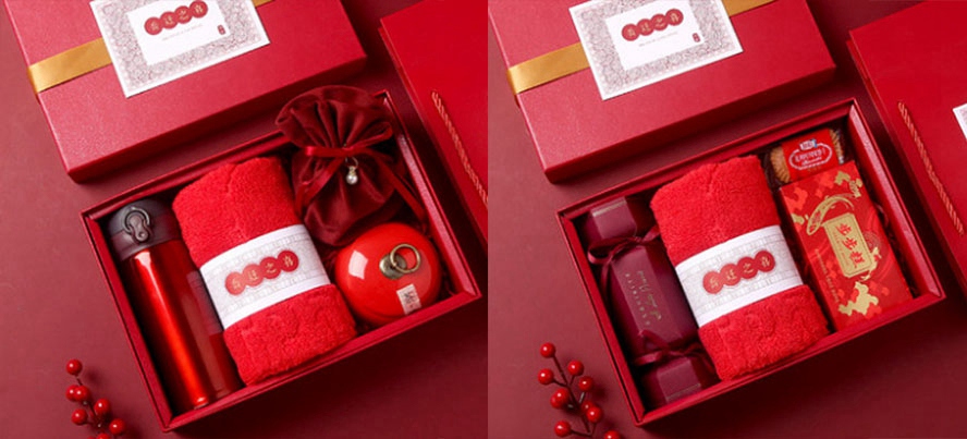 公司年會隨手禮保溫杯毛巾套裝