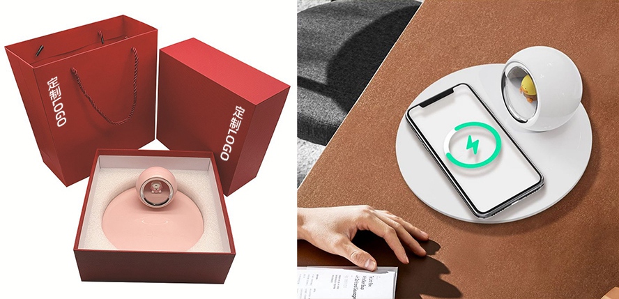 定制創(chuàng)意禮品無線充電寶