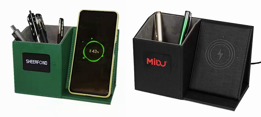 商務(wù)禮品無線充筆筒