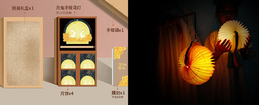 中秋節(jié)禮品書(shū)燈方案