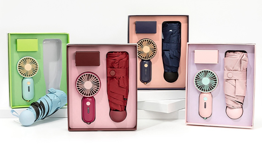 夏季活動(dòng)禮品雨傘小風(fēng)扇