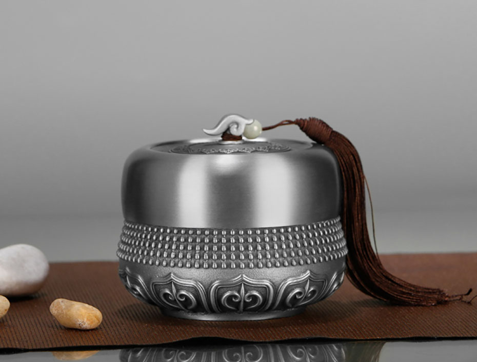 中禮集-工藝禮品定制純錫茶葉罐