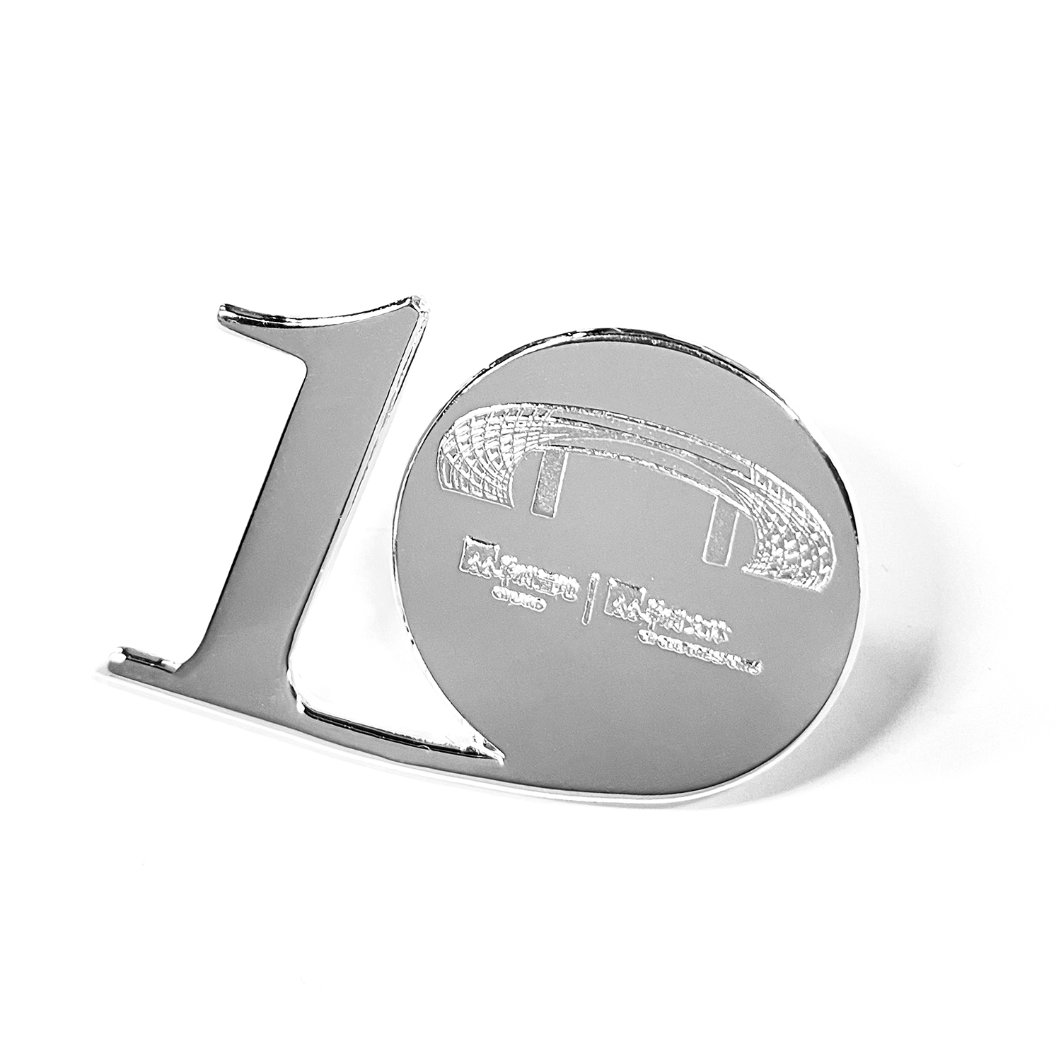 華潤十周年純銀別針 華潤十周年純銀別針