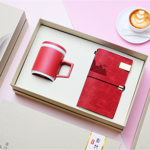 粗陶杯+筆記本 匠心商務(wù)禮盒兩件套 創(chuàng)意企業(yè)禮品