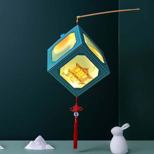 2022創(chuàng)意國(guó)潮中秋禮盒 桃山皮正山小種麻薯奶黃流心2+桃山皮龍井麻薯抹茶流心2+赤壁磚茶10泡+花燈材料包1 中秋員工禮品