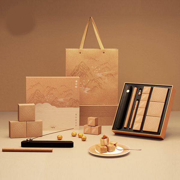 中秋香道茶食禮盒 檀香+黃銅香插+黑檀香座+龍珠茶葉+鳳梨酥 節(jié)日商務(wù)禮品