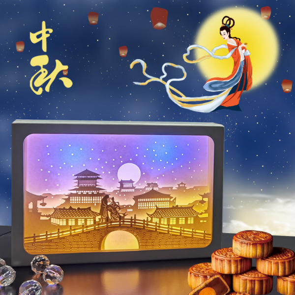 創(chuàng)意DIY紙雕燈禮物|中秋節(jié)擺件|中秋節(jié)除了送月餅還能送什么 創(chuàng)意DIY紙雕燈禮物|中秋節(jié)擺件|中秋節(jié)除了送月餅還能送什么