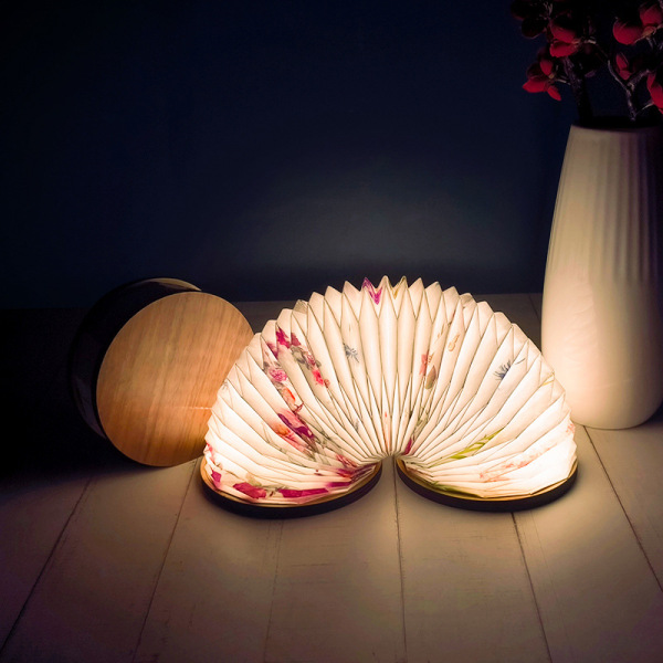 創(chuàng)意國(guó)風(fēng)led折疊木質(zhì)風(fēng)琴燈 便攜小夜燈折疊書(shū)燈風(fēng)琴燈籠 中秋小禮品