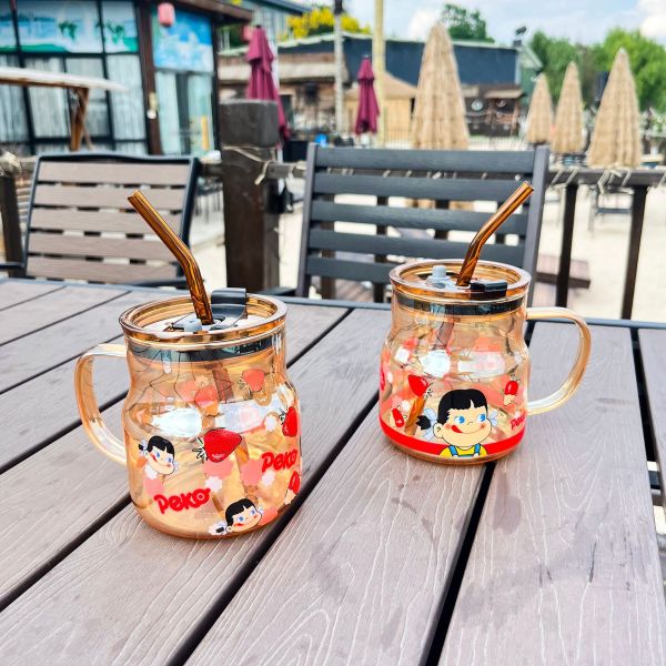 可愛草莓姐妹玻璃杯|三八禮品 可愛草莓姐妹玻璃杯|三八禮品