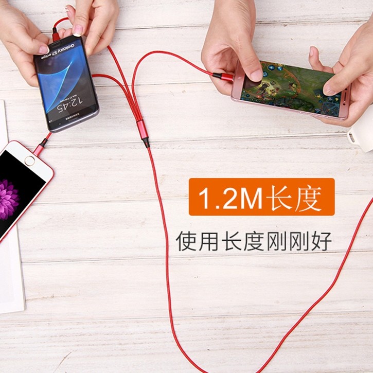 財(cái)滾滾 馬年手機(jī)支架一拖三充電線套裝 (1).jpg